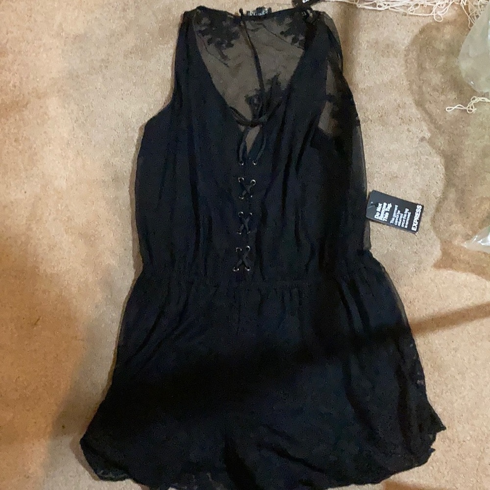NWT Express Lace Romper